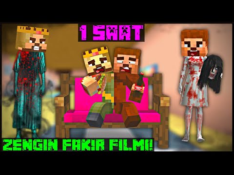 MİNECRAFT ZENGİN, FAKİR VS ARDA VE RÜZGAR FİLMİ! 😱 – Minecraft