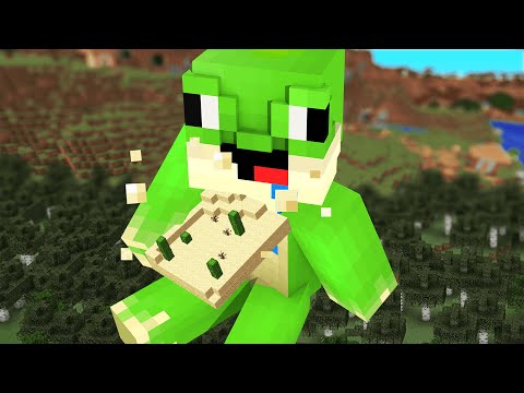 MİNECRAFT'ta BİYOMLARI YİYORUM! – Minecraft