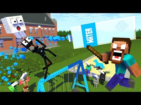 Monster School : BOTTLE FLIP Challenge APOCALYPSE – Minecraft Animation