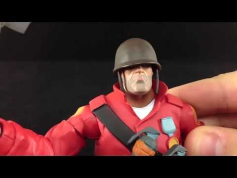 NECA Team Fortress 2 Soldier Action Figure Review