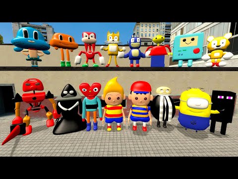 NEW ALL 3D SANIC CLONES MEMES JUMPSCARES in Garry's Mod !