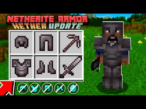 New NETHERITE Armor vs DIAMOND Armor! – Minecraft 1.16 Nether Update!