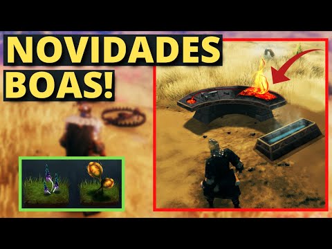 Nova Forja, armadilha de urso e plantas! – (Valheim Mistlands)