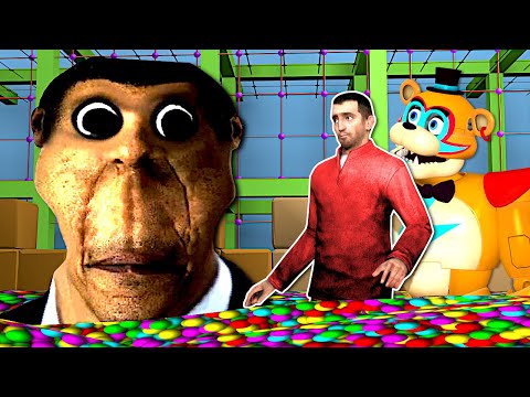 OBUNGA but in the FNAF PIZZAPLEX! – Garry's Mod Gameplay