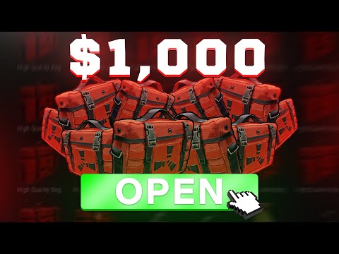 Opening 100 HQM Rust Bags!