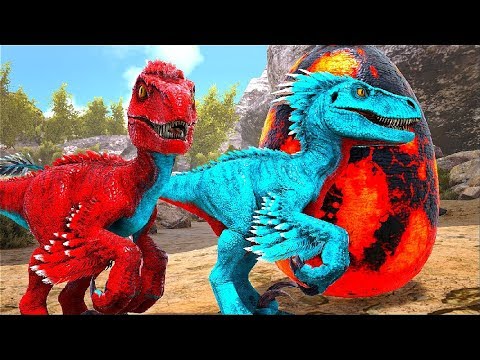 OS BEBÊS UTHARAPTOR GÊMEOS – NASCENDO DURANTE Á TRAGÉDIA ! Dinossauro Ark Survival Evolved