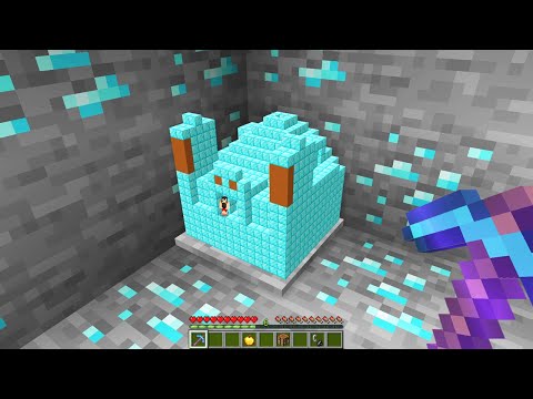 ¡PASO Minecraft PERO los MINERALES son MINI ESTRUCTURAS OP! 😱😂