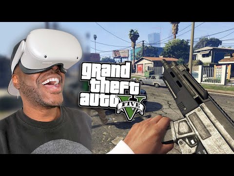 Playing GTA 5 in VR! (Virtual Reality)