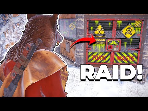 RAIDEAMOS A LOS VECINOS MAS PESADOS DEL WIPE! | RUST Gameplay Español