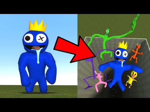 RAINBOW FRIENDS IN GIANT PIT! – Garry's mod Sandbox