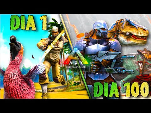 Sobrevivi 100 DIAS na ilha de ARK – O FILME Ark: Survival Evolved