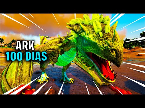 SOBREVIVIENDO 100 DIAS en ARK Survival Evolved || Crystal Isles