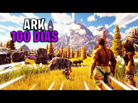 SOBREVIVIENDO 100 DIAS en ARK Survival Evolved || FJORDUR⚡