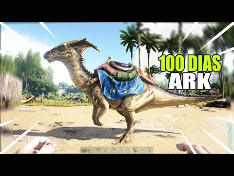 ¡SOBREVIVIENDO 100 DIAS en ARK Survival Evolved! | LA CASA Y TAMEOS #2 (LA ISLA)