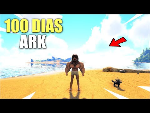 ¡SOBREVIVIENDO 100 DIAS en ARK Survival Evolved! | PERDI TODOS MIS DINOS… #4