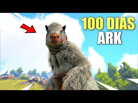 ¡SOBREVIVIENDO 100 DIAS en ARK Survival Evolved! | TAMEANDO BOSS DINOS #5