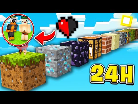 Spędziliśmy *24 GODZINY* ⏰ aby PRZEJŚĆ ⚠️ *NAJDŁUŻSZĄ* MAPĘ PARKOUR na ŚWIECIE 🌍 w Minecraft!