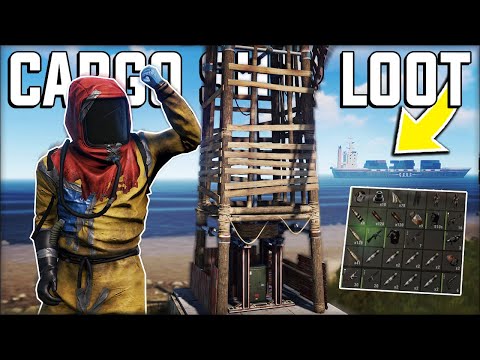 TAKING The RUST CARGO SHIP For The MOST IMPORTANT Loot – Rust Vanilla Gameplay