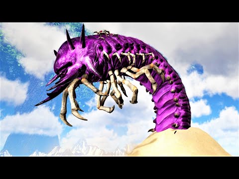 TAMING THE GIANT DEATHWORM! ARK SURVIVAL EVOLVED (PUGNACIA DINOS MOD) E43