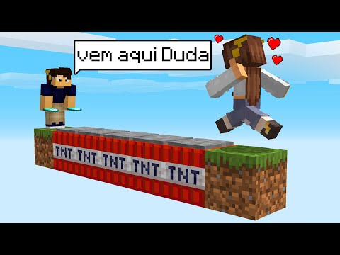 Testei o QI da MINHA AMIGA no Minecraft
