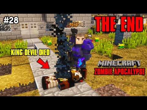 THE END | Minecraft Zombie Apocalypse | In Telugu | #28 | THE COSMIC BOY