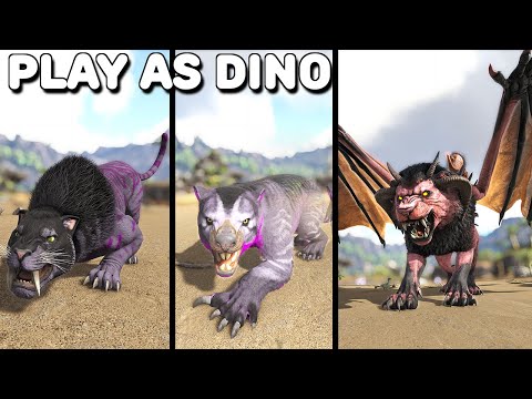 THE MANTICORE PROGRESSION LINE IS HARD | PLAY AS DINO | ARK SURVIVAL EVOLVED