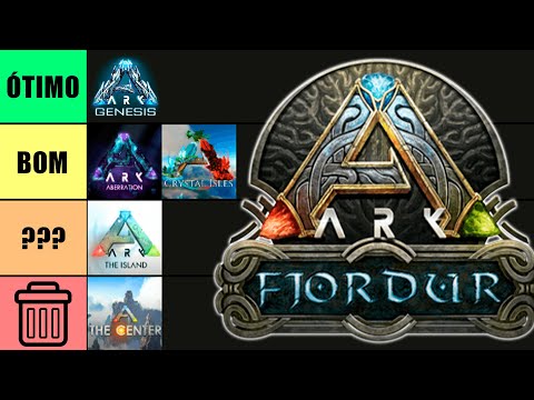Tier List COMPLETA dos MAPAS do ARK Survival Evolved 2022
