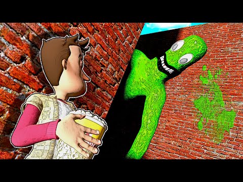 Two Best Friends Found a Maze of RAINBOW FRIENDS in Garry's Mod (Gmod)