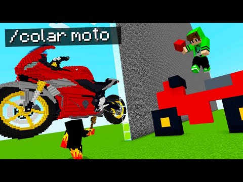 Usei MOTO PRONTA na BATALHA DE CONSTRUÇÃO do MINECRAFT