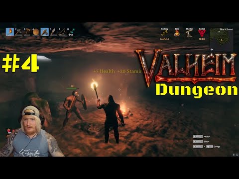 VALHEIM Episode 4 – Our First Dungeon In The Black Forest