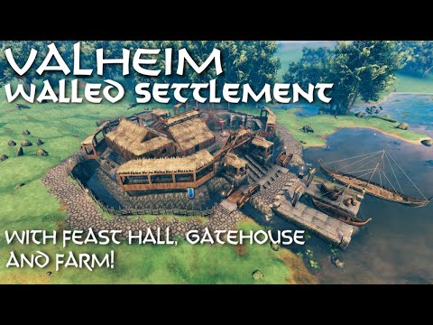 Valheim | Fortified settlement & 5 building tips learned along the way