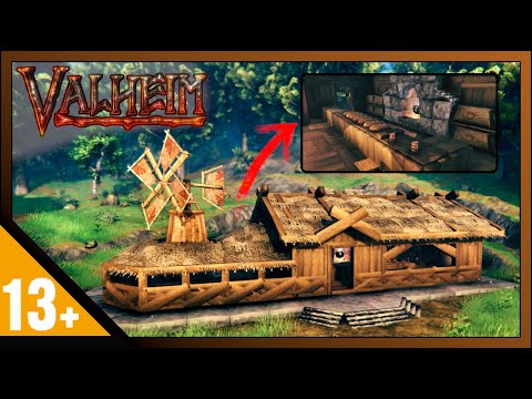 Valheim: How To Build Bakery Mill – Windmill House – (Build Guide)
