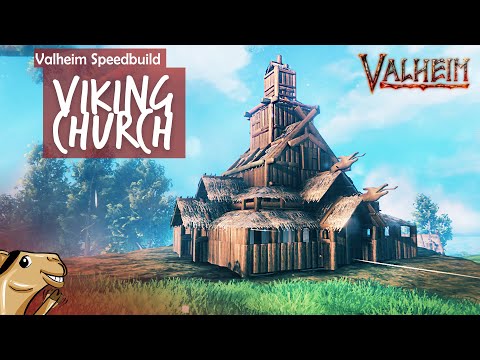 Valheim VIKING CHURCH Base – Speedbuild Time Lapse – Valheim Build