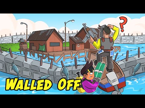 We ACTUALLY WALLED OFF the Fishing Village in Rust (Part 2)
