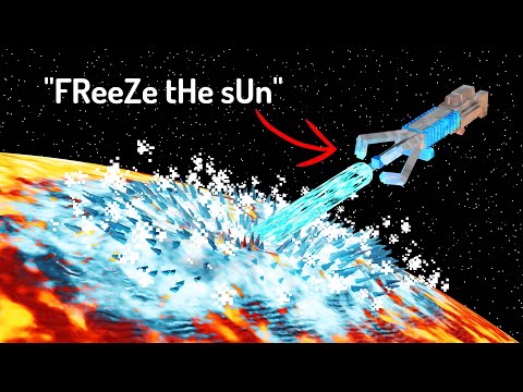 What Happens If We Freeze The Sun? – simulated by Minecraft
