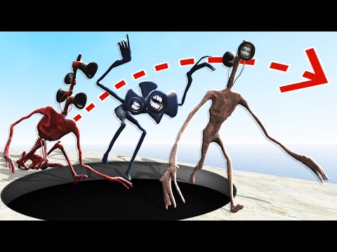 Which Siren Head can Jump the Longest? (Garry's Mod)