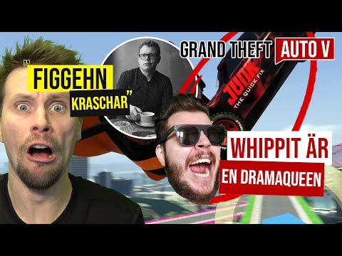 WHIPPIT ÄR EN DRAMAQUEEN | GRAND THEFT AUTO 5 RACE med Polski & ChrisWhippit