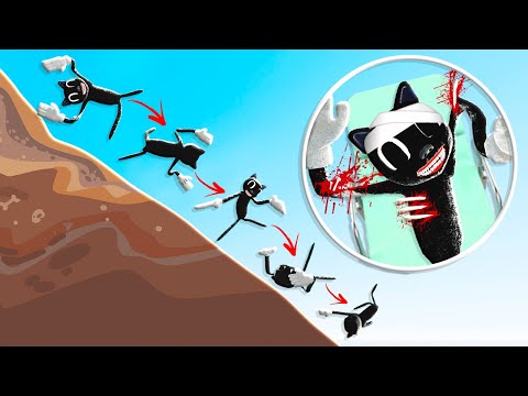 Who Breaks the Most Bones? Cartoon Cat & Friends (Garry's Mod)