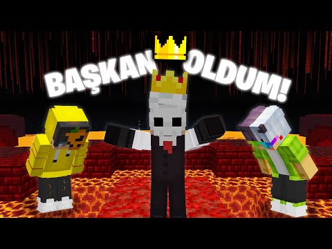 AHTAPOT ADASI İÇİN NETHER BASESİ İNŞA ETTİM! (BAŞKAN OLDUM!)