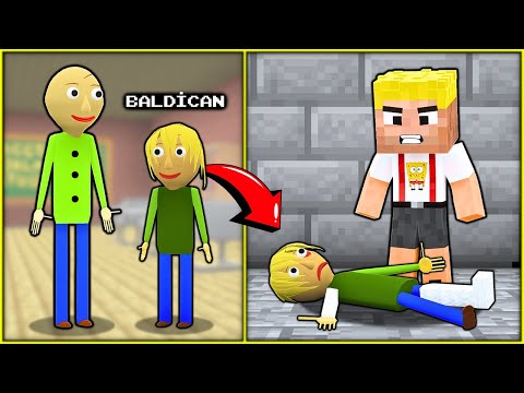 BALDİ'NİN BEBEĞİ OLDU, EFEKAN ONU DÖVDÜ! 😂 – Minecraft