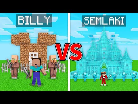 Billy Arm vs Semlaki Reich KÖNIGREICH Bau Challenge in Minecraft