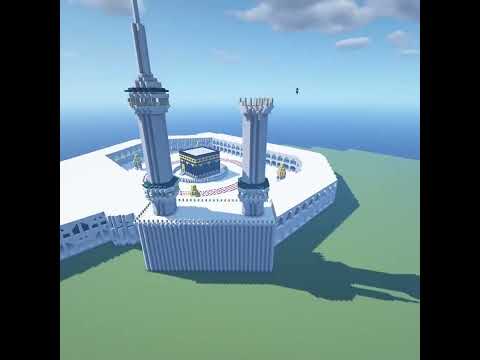 Building Makkah on Minecraft – Buat Mekkah Di Minecraft #minecraftshorts #minecraft #shorts