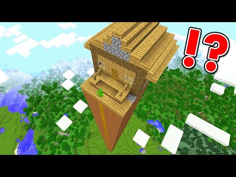 Climbing THE SECRET TOWER HOUSE – Minecraft