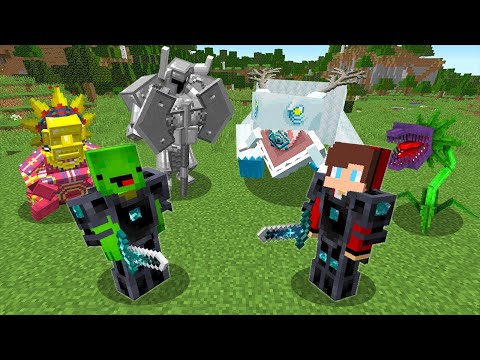 Custom Bosses But I have OP Weapons – Minecraft