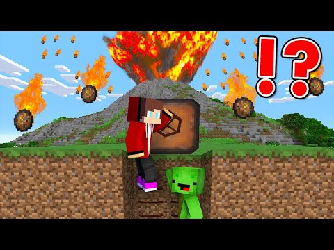 EPIC VOLCANO vs. Doomsday Bunker – Minecraft