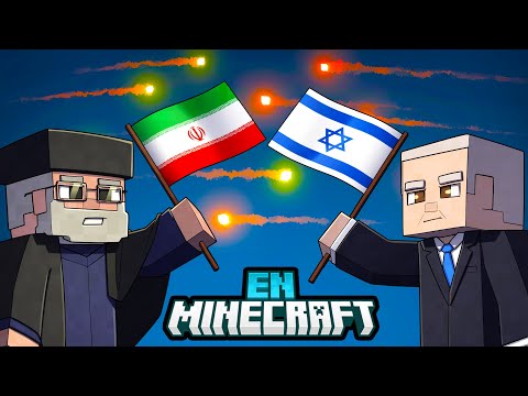 🌎¿Qué está Pasando en ISRAEL e IRAN explicado EN MINECRAFT 🇮🇷🇮🇱