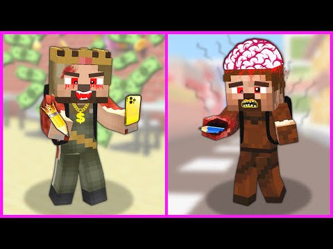 FAKİR ZOMBİ ÖĞRENCİ VS ZENGİN ZOMBİ ÖĞRENCİ 😱 – Minecraft