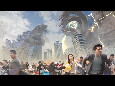 Godzilla v.s. Ghidorah with Minecraft マインクラフト版 ゴジラ対ギドラ 哥吉拉大戰基多拉台灣真人版(粉絲創作)
