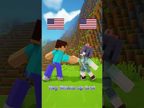 Greetings! – Minecraft animation #shorts