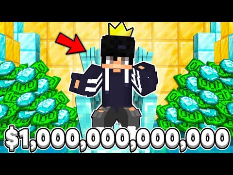 I Found a TRILLIONAIRE Only Minecraft Server!